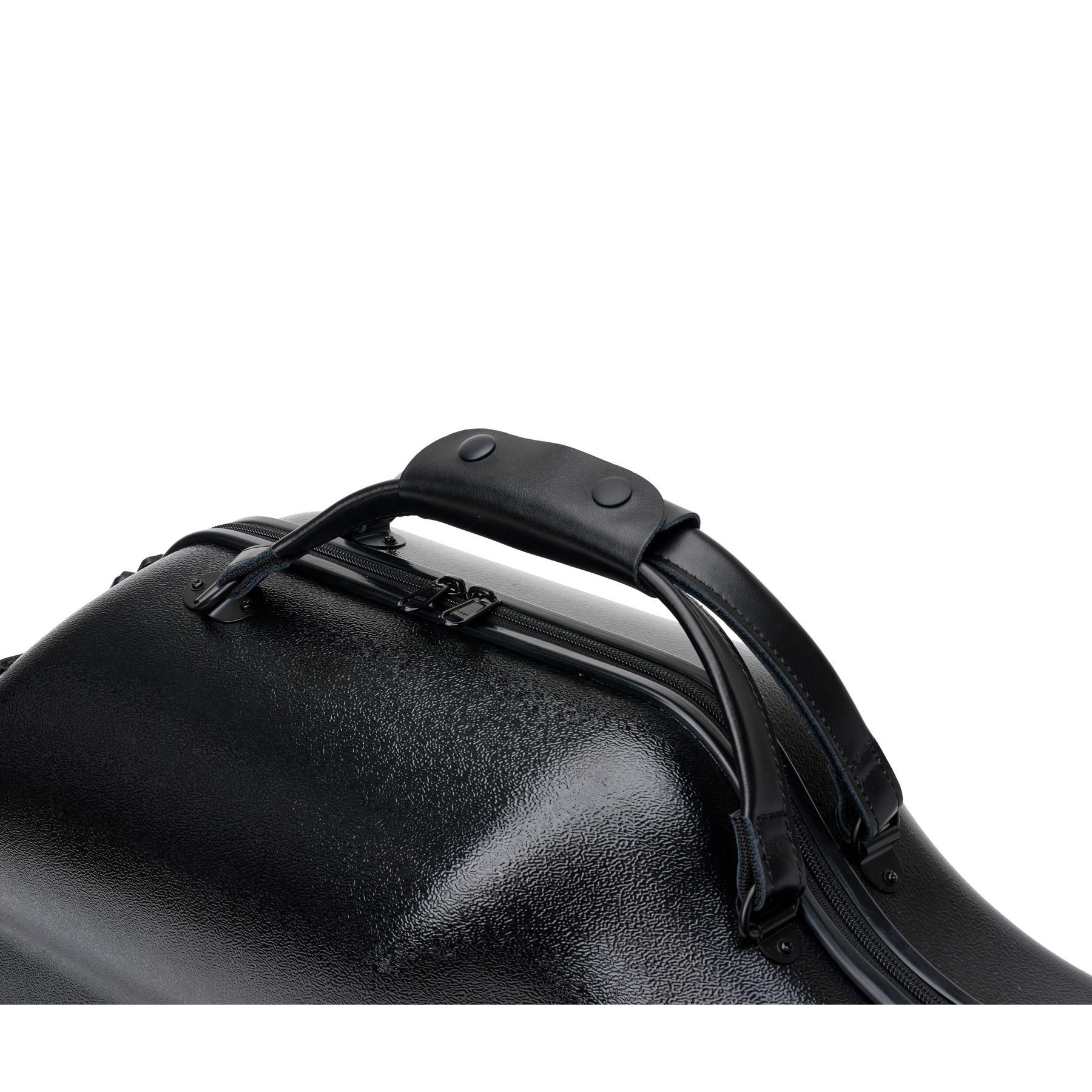 Baritone Saxophone Case With Wheels, Zip, Bb & A (Black Baritone Saxophone Case With Wheels, Zip, Bb & A (Black